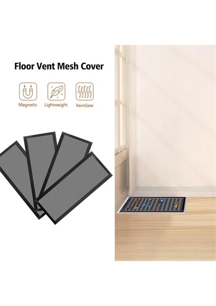 4 Paket 55 x 12 Inç Siyah Havalandırma Menfezi Ekran Kapağı Zemin Havalandırma Kapağı (Yurt Dışından) modelleri