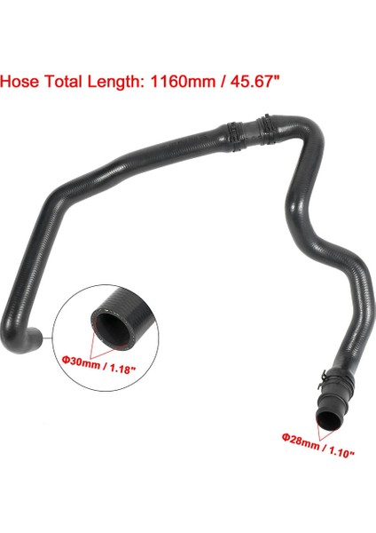 Motor Radyatör Soğutma Hortumu Borusu 17122754223 (Yurt Dışından)