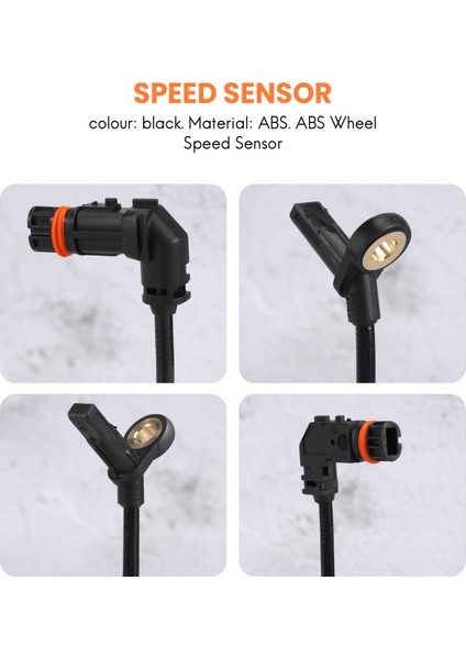 Set (4pcs) Mercedes-Benz Için Ön Arka Abs Tekerlek Hız Sensörü W164 ML350 ML320 GL350 GL450 R350 1645400717+1645400917 (Yurt Dışından) indirimleri