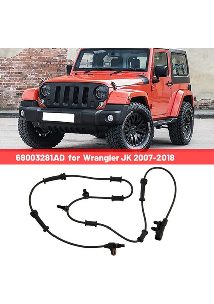 68003281AD Tekerlek Hız Sensörü Ön Tekerlek Hız Abs Sensörü Jeep Wrangler Için Otomobil Jk 2007-2018 (Yurt Dışından) fiyatları