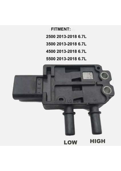 68085750AB Araç Egzoz Gazı Dodge Ram Için Diferansiyel Basınç Sensörü 2013-2017 2500 3500 4500 5500 6.7l (Yurt Dışından) fırsatları