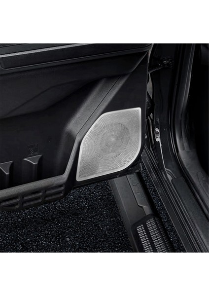 Araba Paslanmaz Çelik Kapı Ses Hoparlör Korna Panel Trims Toyota Tacoma 2024 Gümüş Için Ses Hoparlör Kapağı (Yurt Dışından) modelleri