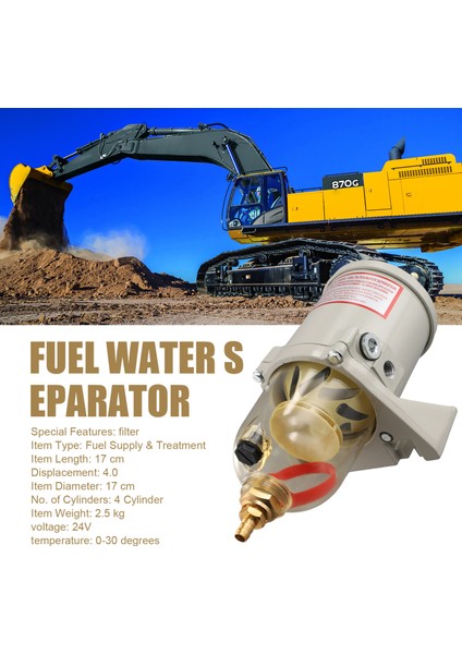 500FG Isıtıcı Dizel Motorlu Yakıt Su Ayırıcısı 2010 Pm Filtre Yakıt Su Ayırıcı Montaj Ağır Kamyon 24V (Yurt Dışından) fırsatları