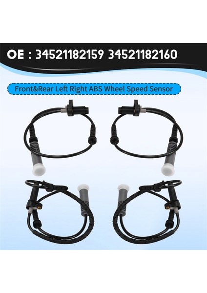 4pcs Ön Arka Letf Bmw 5 Serisi E39 Kilde Önleme Sensörü 34521182159 34521182160 (Yurt Dışından) indirimleri