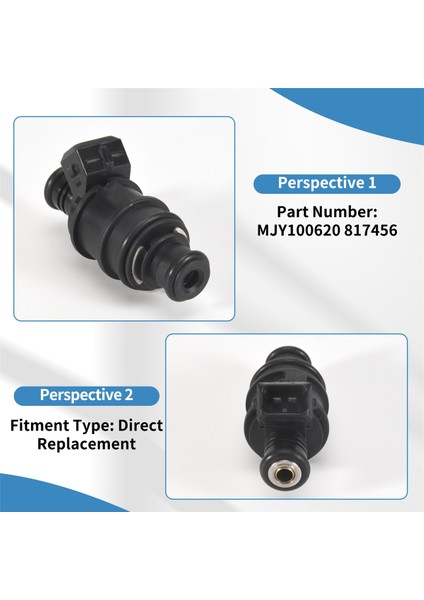1pcs MJY100620 Land Rover Freelander Için Yakıt Enjektörü 2.5l Kv6 Hyundai Yakıt Enjektör Nozul Arabası Parçaları Değiştirme 817456 (Yurt Dışından) fırsatları