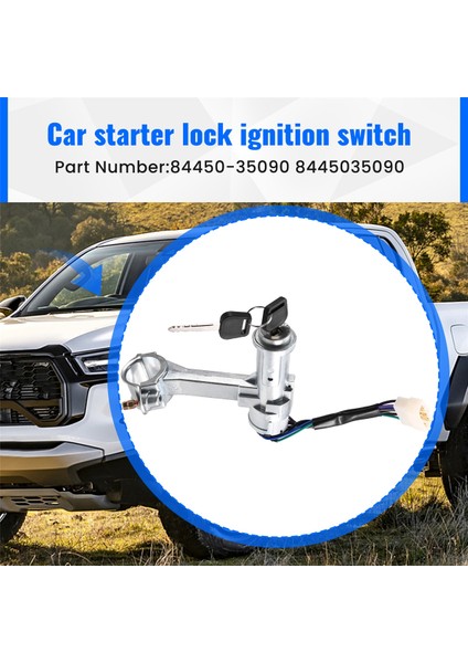 8445035090 Toyota Hılux Için Yeni Ateşleme Anahtarı Montajı Büyük Duvar Toplama 84450-35090 (Yurt Dışından) fırsatları