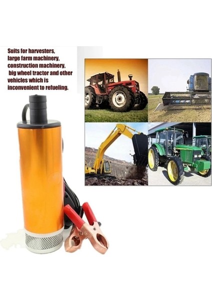 Dc 12V Yağ Pompası Elektrik Yağ Pompası Yakıt Iüce Nozul Seti 5m Boru ve 5m Kablo ile Elektrikli Dalgıç Yağ Pompası (Yurt Dışından) indirimleri