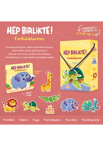 Hep Birlikte! - Farklılıklarımız (Kitap ve Oyun Seti) fiyatları