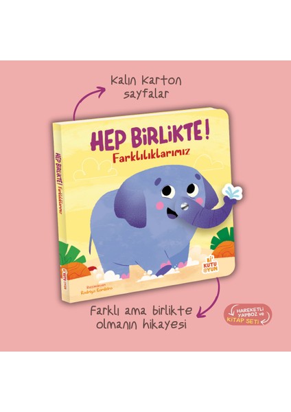 Hep Birlikte! - Farklılıklarımız (Kitap ve Oyun Seti) modelleri