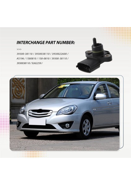 39300-22600 Hyundai Kıa Manifold Basıncı (Map) Sensörü 39300-38110 (Yurt Dışından) fiyatları