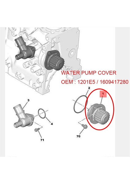 Peugeot 1007 106 206 207A7 T3 I 301 307 308 405 408 T73 Citroen C2 C3 C4 1201E5 1609417280 (Yurt Dışından) indirimleri