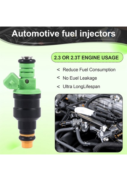 Bmw Volvo Için Yakıt Enjektörü Audi Frod Ev1 0280150558 440CC/DK Turbo 42 Lb/saat (Yurt Dışından) fırsatları