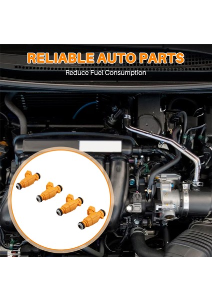 4pcs 35310-03300 Hyundai Aksanı Için Yakıt Enjektörü Nozul Verna Pony Kia Rio 1.4l 3531003300 (Yurt Dışından) fırsatları