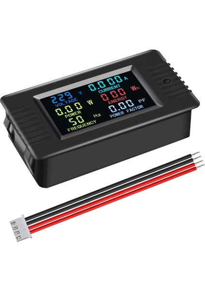 Peacefair PZEM-022-VH Tek Fazlı 6in1 Ac Volt Amp Ölçer Renk Ekranı Frekans Güç Faktörü Wattmetre Güç Ölçer 10A 2200W (Yurt Dışından) fiyatları