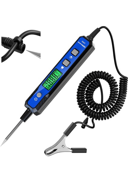 Otomotiv Test Işığı, 0.8V-100V Voltaj Güç Devre Probu Test Cihazı Buzzer Devre Test Cihazı, Çift Yönlü Voltaj Test Cihazı (Yurt Dışından)