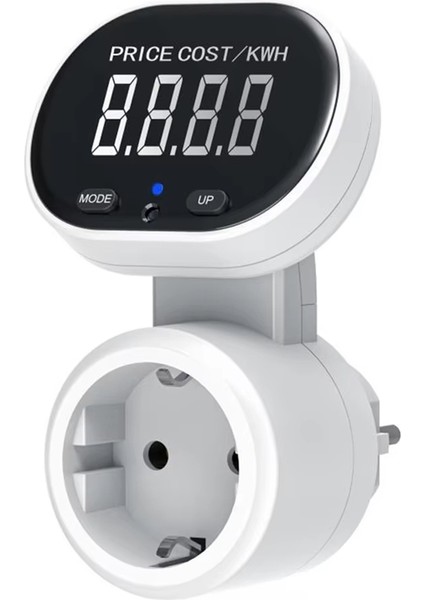 LCD Dijital Güç Ölçer Wattmetre Soket Voltaj Rölesi 3680W Elektrik Tüketimi Voltmetre Enerji Maliyet Ölçer Ab (Yurt Dışından)