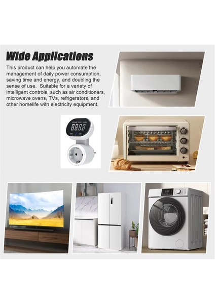 LCD Dijital Güç Ölçer Wattmetre Soket Voltaj Rölesi 3680W Elektrik Tüketimi Voltmetre Enerji Maliyet Ölçer Ab (Yurt Dışından) fiyatları