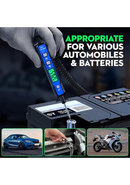 Otomotiv Test Işığı, 0.8V-100V Voltaj Güç Devre Probu Test Cihazı Buzzer Devre Test Cihazı, Çift Yönlü Voltaj Test Cihazı (Yurt Dışından) modelleri