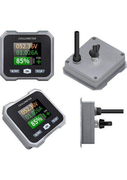 BL105F Coulomb Metre DC10-100V 0-50A Elektrikli Iki Tekerlekli Araç Için Su Geçirmez Pil Metre ve Voltmetre, A (Yurt Dışından) modelleri