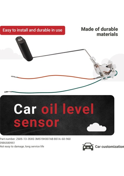 Ford Focus Için Araç Yakıt Deposu Yakıt Seviyesi Sensörü C-Max Mazda 3 2004-2013 Z605-13-35XG 3M519H307AB BS1A-60-960 0986580951 (Yurt Dışından) fırsatları