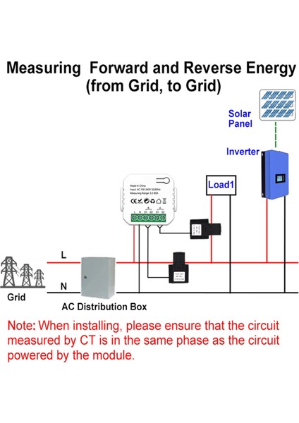 Tuka Smart Zigbee Enerji Ölçer 2 Yollu Mevcut Sensör Kelepçe Uygulama Monitörü ile Çift Yönlü 100-240VAC, 1 Kanal-1ct (Yurt Dışından) indirimleri