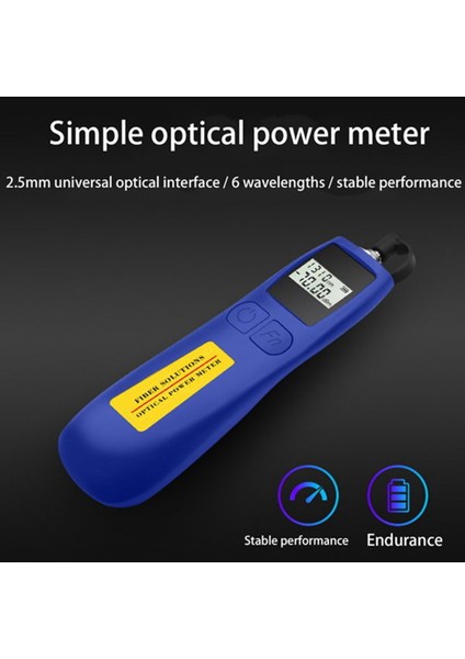 6 Dalga Boyları Mini Optik Güç Ölçer Test Cihazı -50 Ila 26 Optik Fiber Test Cihazı Optik Çalışma Oranı Ölçer El Tipi Ftth (Yurt Dışından) fiyatları