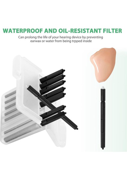 Işitme Cihazı Balmumu Korumaları, Widex ve Dirençli Balmumu Tuzakları Net Temizlik Kiti Aksesuarı Duyar ve Net Işitme Cihazı Duyma 5 Set (Yurt Dışından) fiyatları