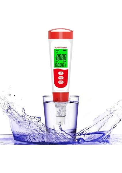 Hidrojen Su Şişesi Test Ölçer, 3&#39;ü 1 H2/orp/temp Dijital Hidrojen Seviyesi Test Menisi Günlük Içme Hidrojen Suyu (Yurt Dışından)