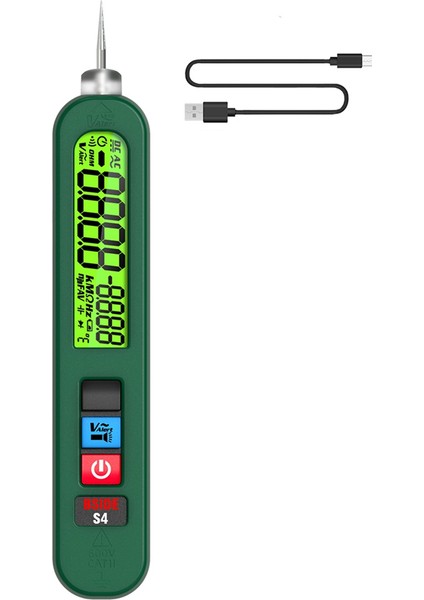 Bıde Voltaj Test Cihazı Kalemi 12-300V Şarj Temassız Algılama Sızıntısı Canlı Tel Koparma Noktası Bulucu Taşınabilir Hanehalkı, B (Yurt Dışından)