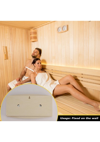 Ahşap Sauna Termometresi ve Higrometre, Duvara Monte Spa Aksesuarı, Mekanik, Pil Gerekmez - Family Hotel Sa Için (Yurt Dışından) indirimleri