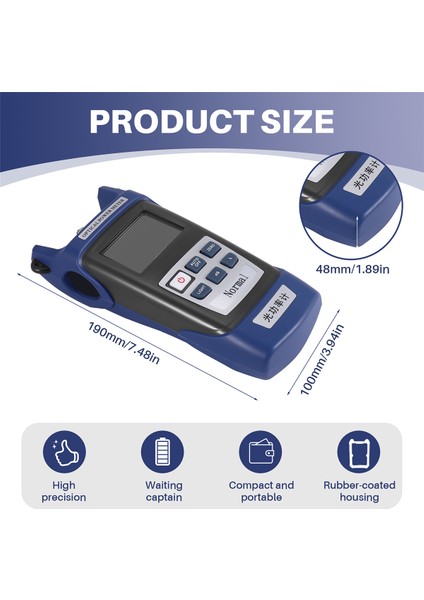 Fc/sc Adaptörü ile El Tipi Optik Güç Ölçer Yüksek Hassas Optik Fiber Test Cihazı Optik Zayıflatma Testi (Yurt Dışından) fırsatları