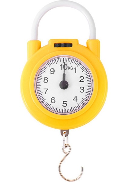 10KG Taşınabilir Mekanik Kadran Ölçeği Asma/mutfak Ölçeği Asma Kanca Çok Amaçlı Ölçek Bantlı Ölçüyle Sarı (Yurt Dışından) indirimleri