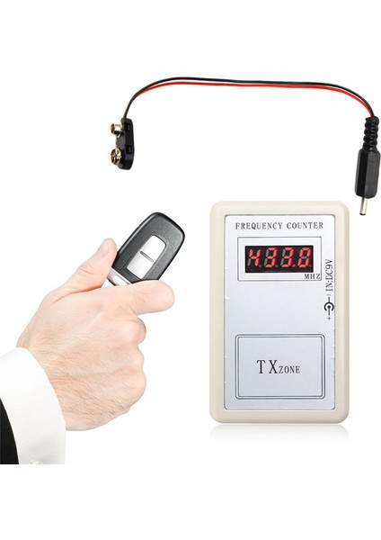 Elden Taşınır Kablosuz Frekans Ölçer Dijital Sayaç Test Cihazı Otomatik Garaj Kapısı Için 250-450MHZ (Yurt Dışından)