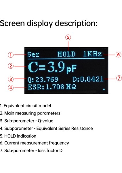M181 Dijital Lcr Test Cihaz Kiti Yüksek Hassas Indüksiyon Direnç Ölçümü Ölçer Kapasitans Ölçer Dıy Modülü (Yurt Dışından) fiyatları