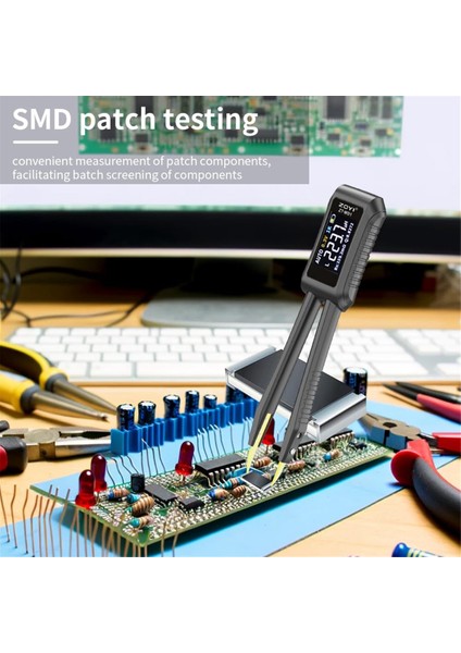 Zoyi Lcr Metre -% 0,5 Doğruluklu 10KHZ Lcr Metre Cımbız, OLED Ekranlı Dijital Multimetre Test Cihazı (Yurt Dışından) fırsatları