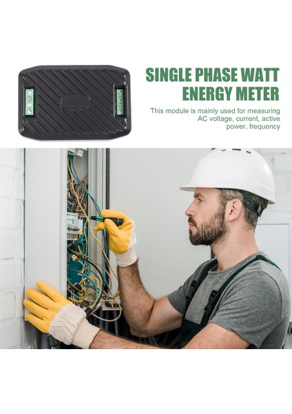 Peacefair Ac Tek Faz Watt Enerji Ölçer RS485 Modbus 220V 100A Voltaj Akım Frekans Faktörü Kwh Metre Bölünmüş Ct &amp; USB ile (Yurt Dışından) fırsatları