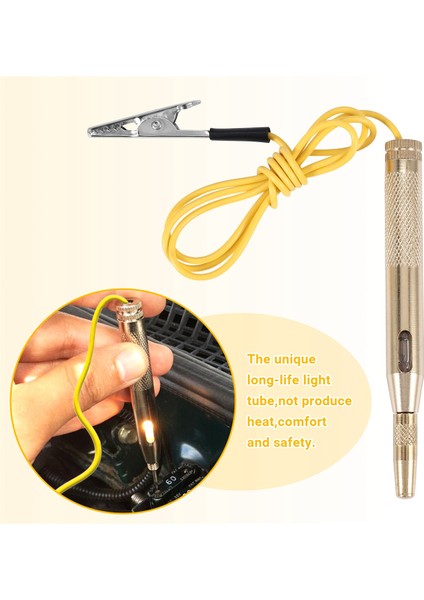 6V 12V 24V Araç Işık Test Cihazı Otomotiv Elektrik Test Cihazı Test Lambası Probu Onarım Kalemi (Yurt Dışından) indirimleri