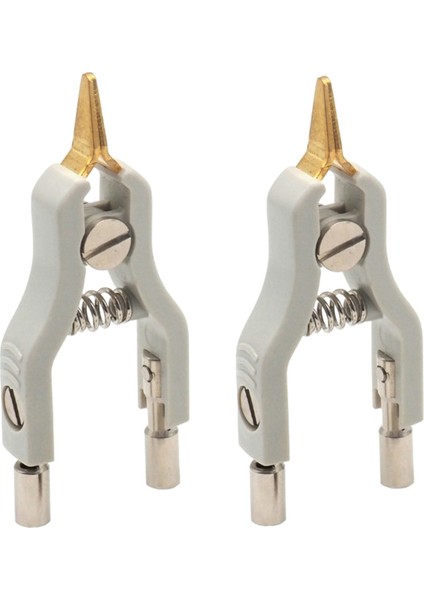 2pcs Bakır Lcr Kelvin Test Klipsi Köprü Test Klipsi Mikororimasyon Klips Testi Kelepçe Test Alet Aksesuarları (Yurt Dışından)