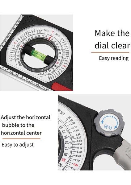 Mühendislik Eğim Ölçeği Eğim Ölçüm Cetvel Manyetik Yamaç Ölçüm Enstrümanı Profesyonel Eğim Ölçüm Aracı (Yurt Dışından) indirimleri