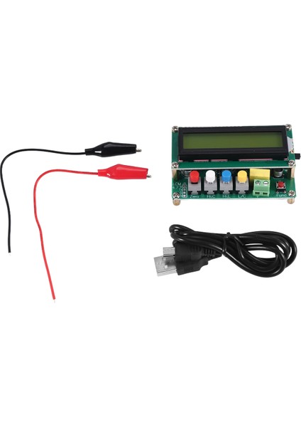 LC100-A Dijital LCD Yüksek Hassas Indüksiyon Kapasitans L/c Metre Kondansatör Test Frekansı 1PF-100MF 1U-100H LC100-A + Test Klibi (Yurt Dışından) modelleri