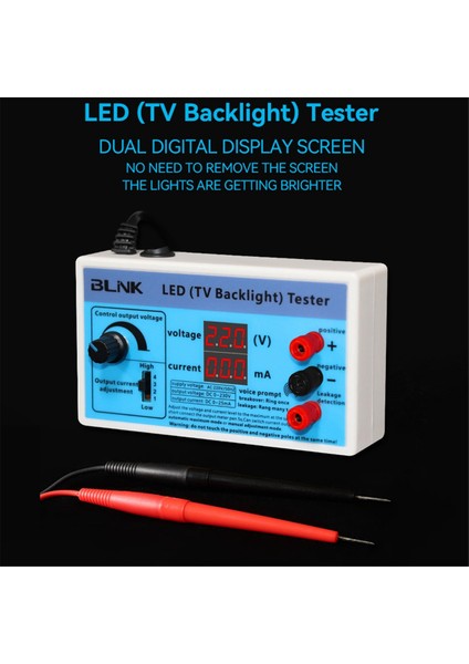 Bink Tv Backlight Tester Metre 0-230V Çıkış Çok Amaçlı LED Lamp Strıp Bonda Test Ölçüm Teftiş Aracı Ab Fişi (Yurt Dışından) modelleri