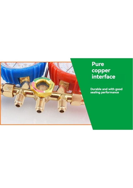 R134A Florür Tablo Kar Basınç Göstergesi Ac Manifold Gösterge Seti R134A Florür Tablo Kar Basıncı (Yurt Dışından) fırsatları