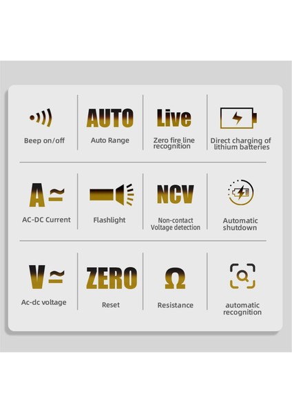Bıster U0 Dijital Kelepçe Ölçer Çatal Dc Ac 100A Akıllı Ammetre Pense Trms Akım Otomatik Multimetre Voltaj Elektrik Test Cihazı (Yurt Dışından) modelleri