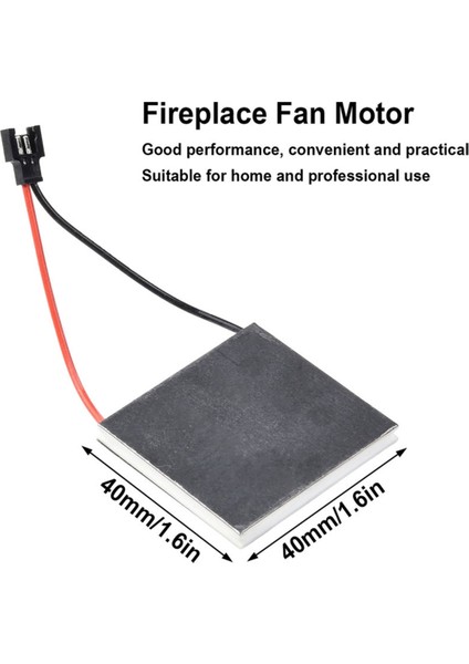 2pcs Şömine Fan Jeneratör Sayfası Şömine Fan Motor Sobası Fırın Termoelektrik Elektrik Jeneratör Motor Aksesuarları (Yurt Dışından) fırsatları