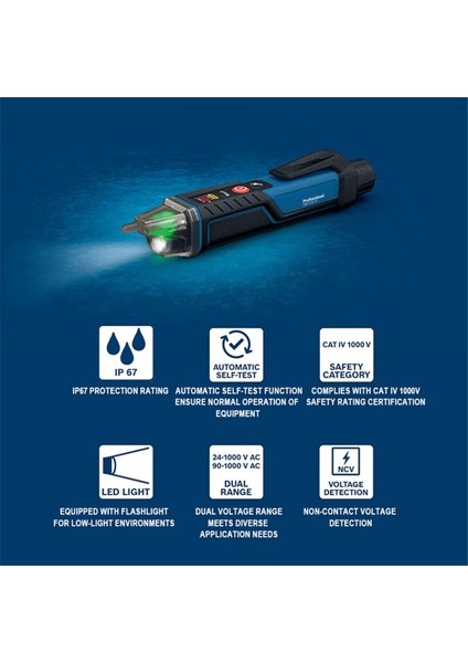 Bosch Gvd Için 1000-17 Temassız Voltaj Test Merkezi Kendi Test IP67 Derecelendirme Elektrikli Matkap Çalışması Için Çift Voltaj (Yurt Dışından) fırsatları