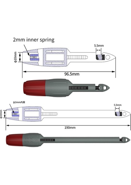 Güç Testi Kiti Ağır Dereceli Tel Dişleme Probu Yalıtımlı Tel Diş Çekme Kiti Kırılmamış Test Kancası Timsah Klip B (Yurt Dışından) indirimleri