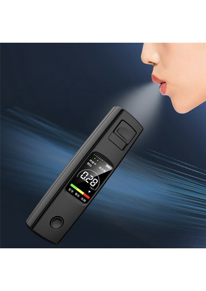 Alkol Test Cihazı Profesyonel Yüksek Duyarlılık Breathalyzer Temassız Alkolometre Şarj Edilebilir Portatif Breathalyzer B (Yurt Dışından) modelleri