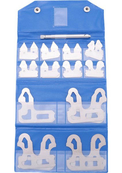 26 Pcs Radıus Gauge Set Fraksiyonel 1/64-1/2 Inçlik Gags Tutucu, Radius Ölçüm Aracı (Yurt Dışından) fiyatları