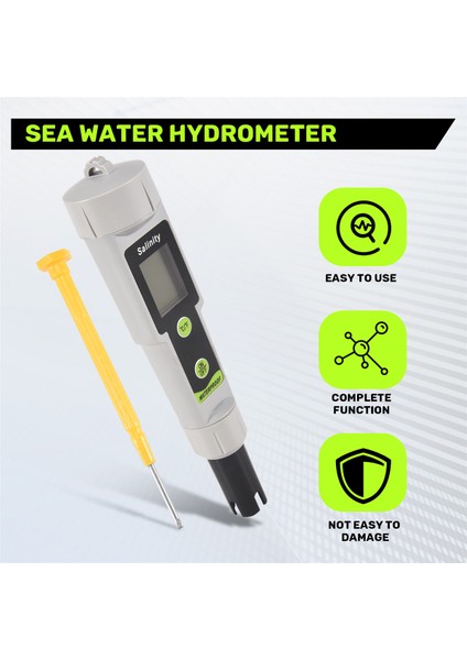 Tph 02154 Tuzluluk Ölçer, Deniz Suyu Hidrometresi, Tuzlu Tuzda Tuz Içerik Tespiti, Havuzlar, Içme Suyu, Akvaryum (Yurt Dışından) fırsatları