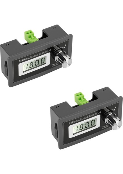 2 Pack 4-20MA Akım Döngü Sinyal Jeneratörü 0.01 Hassas Iki Telli Plc Enstrümanı (Yurt Dışından)